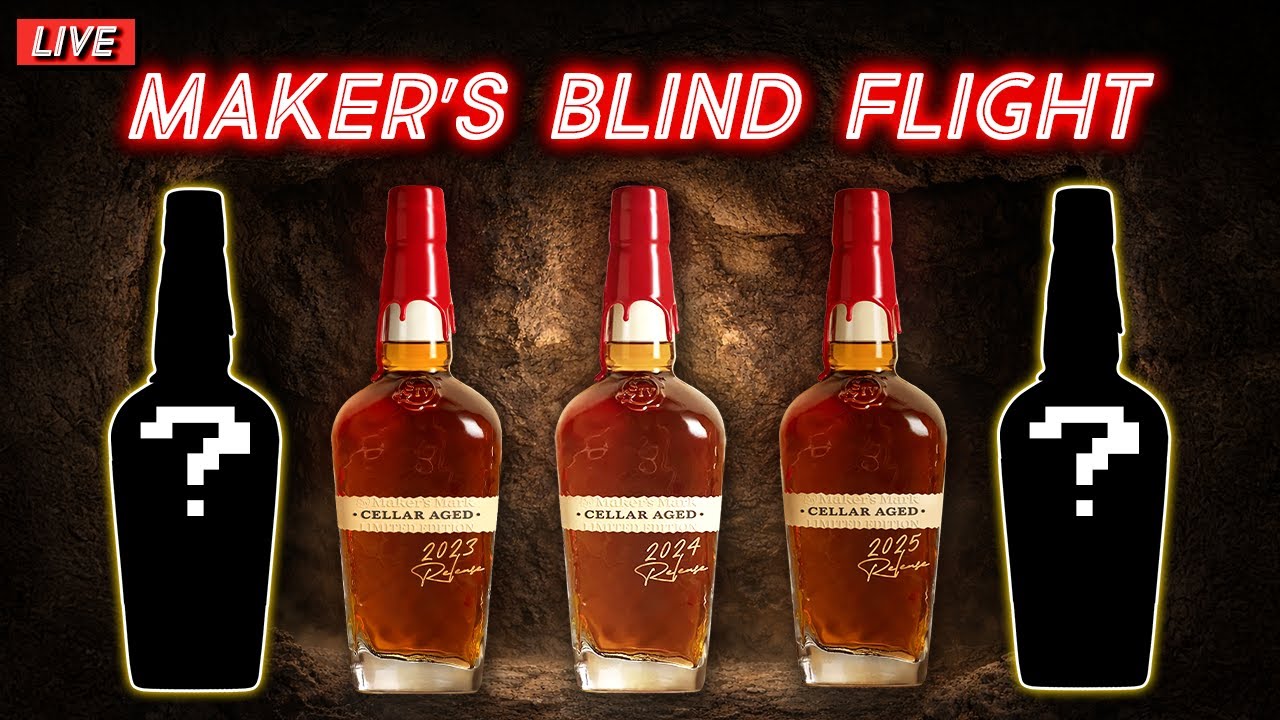 Blind Tasting Maker’s Mark LIVE | Which Cellar Aged Wins?