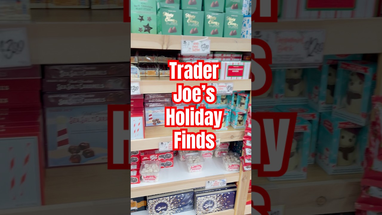 Holiday vibes are better with Trader Joe&rsquo;s seasonal finds🎄 #shopwithme #traderjoe   #christmas