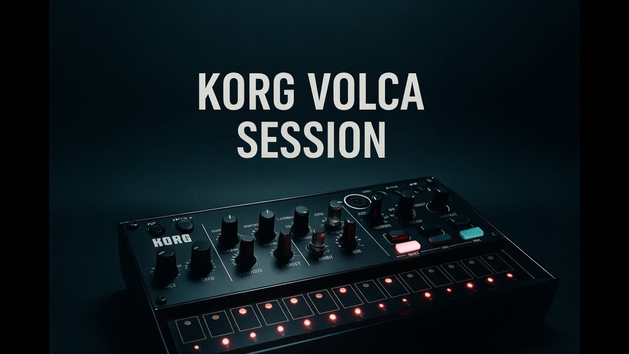 KORG Volca - First Expirience (fm, sample2, bass, keys, drum, kick and mix) Nr. 1
