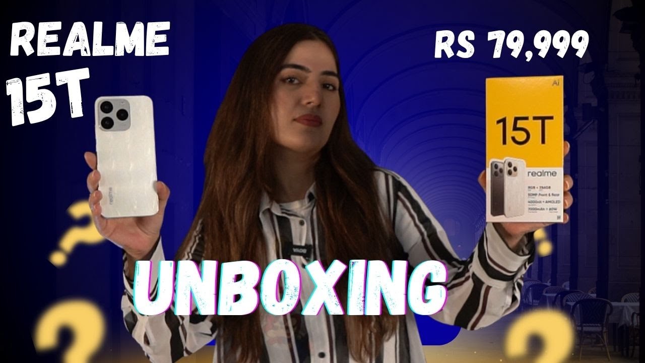 Распаковка и обзор realme 15T 5G — лучший телефон до 80000? Аккумулятор 7000 мАч и мощность Dimen...