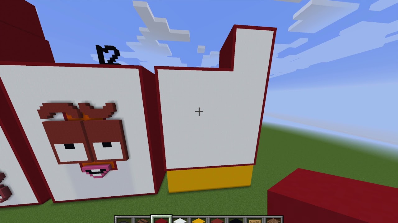 Build Giant Numberblock 13 in Minecraft
