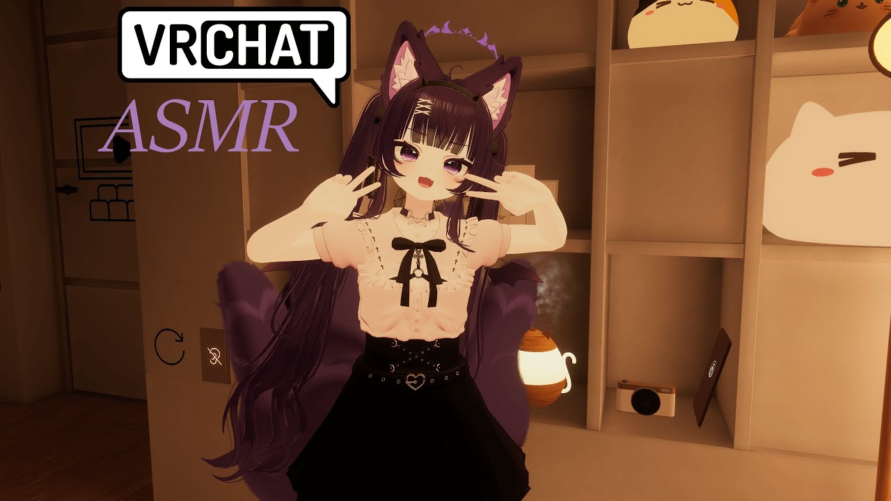 [VRChat ASMR ] Tapping and stroking your ears to relax you