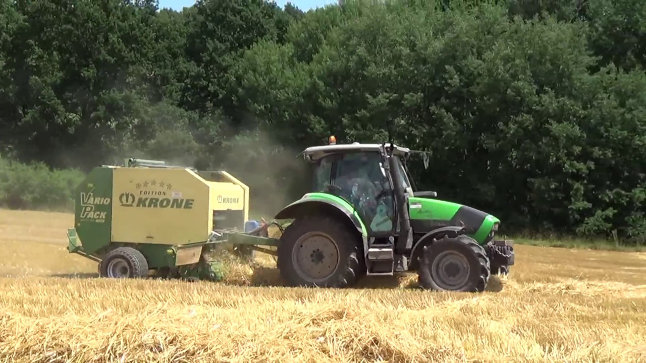 Baling -  Ječn&aacute; sl&aacute;ma / Barley straw