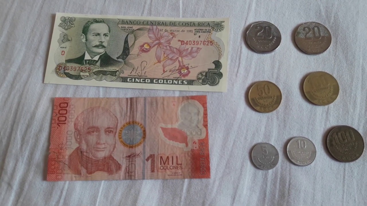 MY COLLECTION: COSTA RICA COLONES Coins & Banknotes