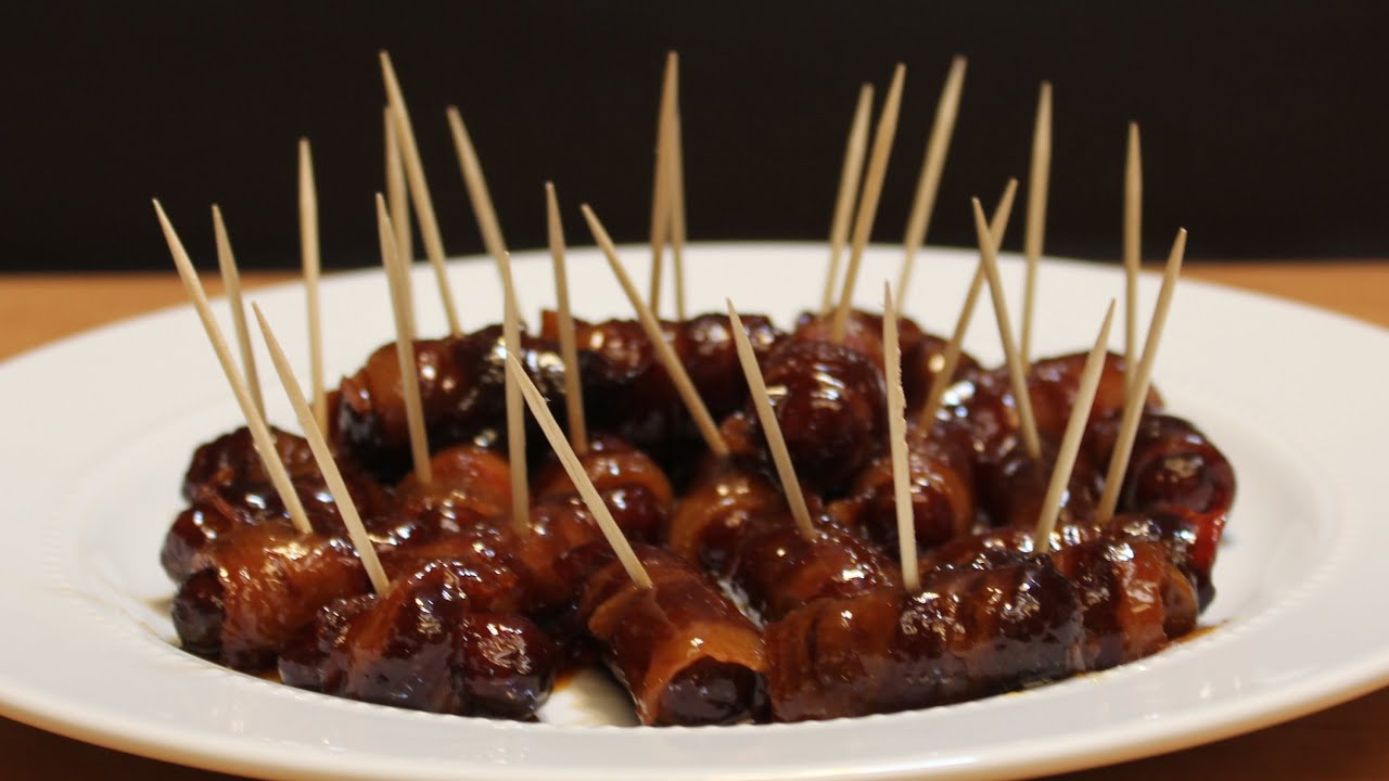 Bacon wrapped Lil' Smokies Appetizer with Michael's Home Cooking