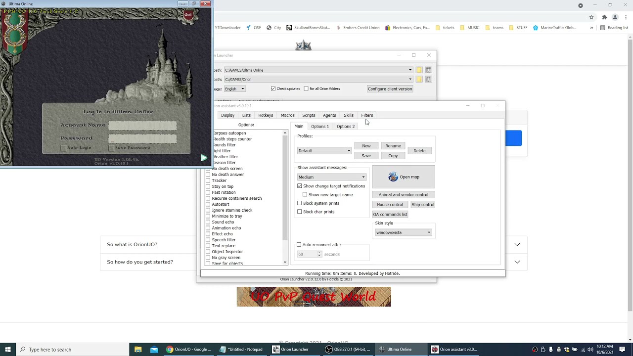How to Install Orion Client [Dragons of Time] Ultima Online