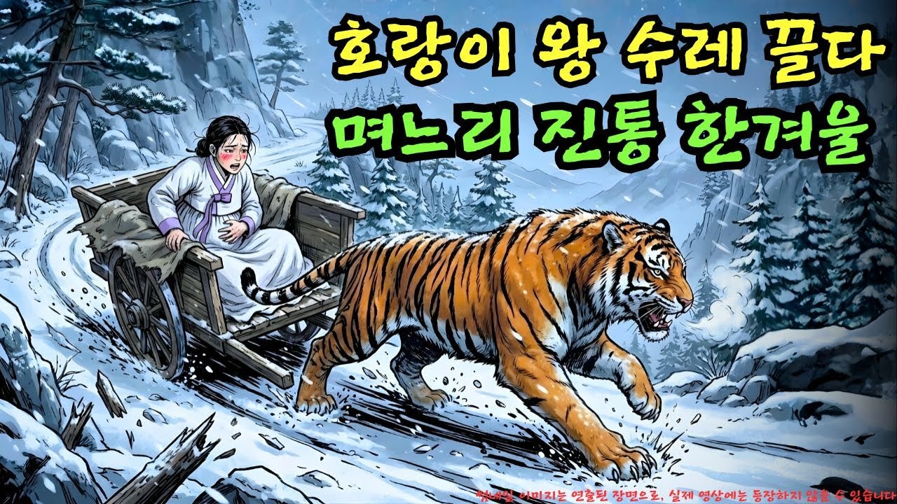 👉 한겨울 산중에서 진통에 쓰러진 며느리… 그때 호랑이 왕이 수레를 끌기 시작했다, 과연 위험하지는 않았을까? | 야담 |옛날이야기 |민담 |전설 | 설화