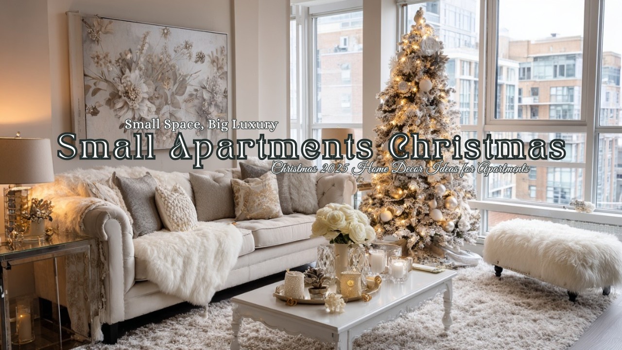 🎄Маленькое пространство, большая роскошь | Идеи декора для квартир на Рождество 2025 года