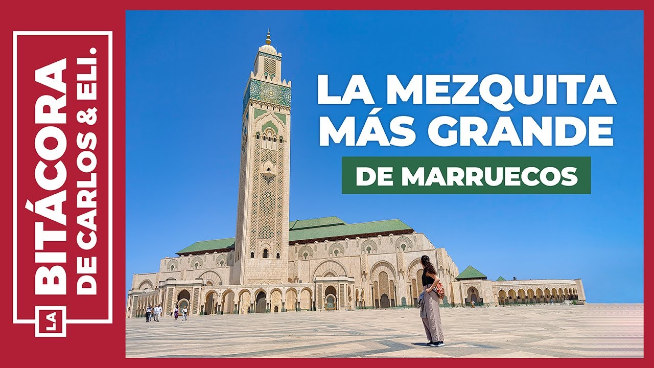 Casablanca Marruecos 🕌 Mezquita Hassan II 🌴 La mezquita más grande del país
