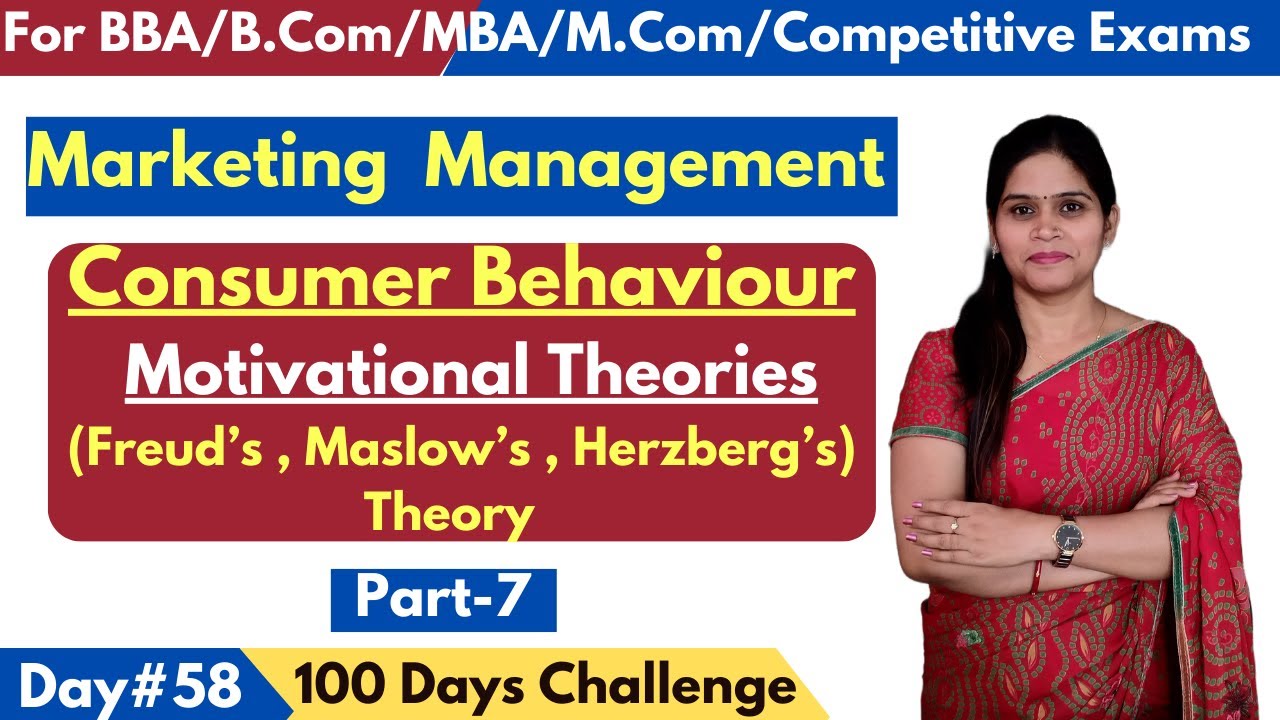 Consumer Behaviour | Factors Influencing Consumer Behaviour | Marketing Management | Motivational