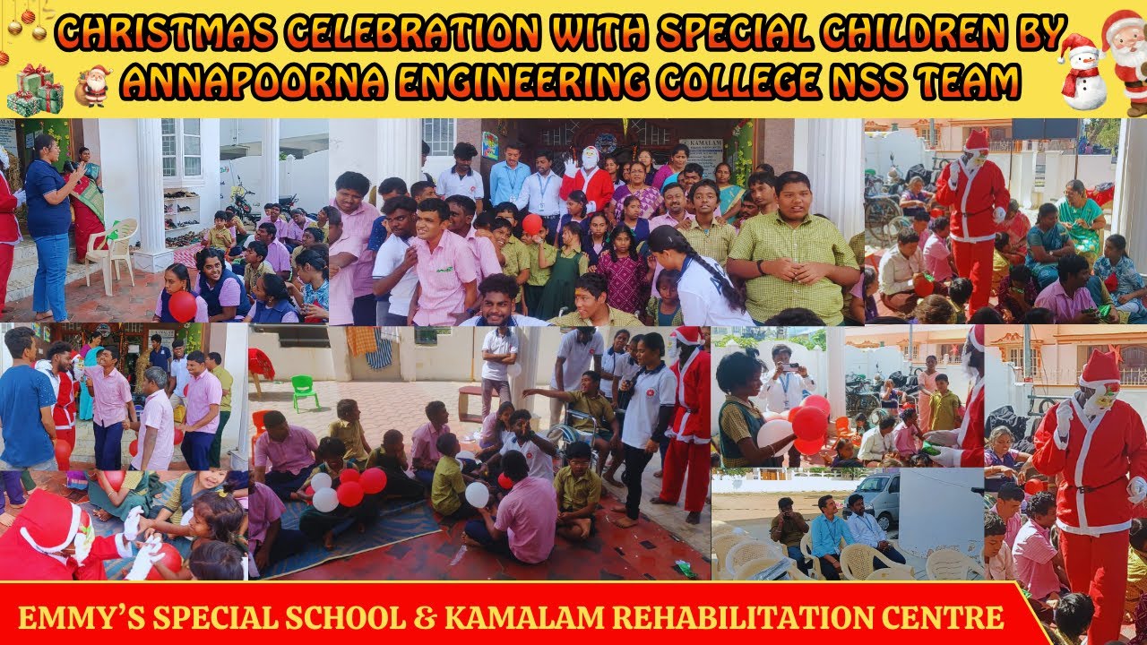 Christmas Celebration with Special Children by Anna Poorna Engineering Clg NSS Team | ESS| KRC|SALEM