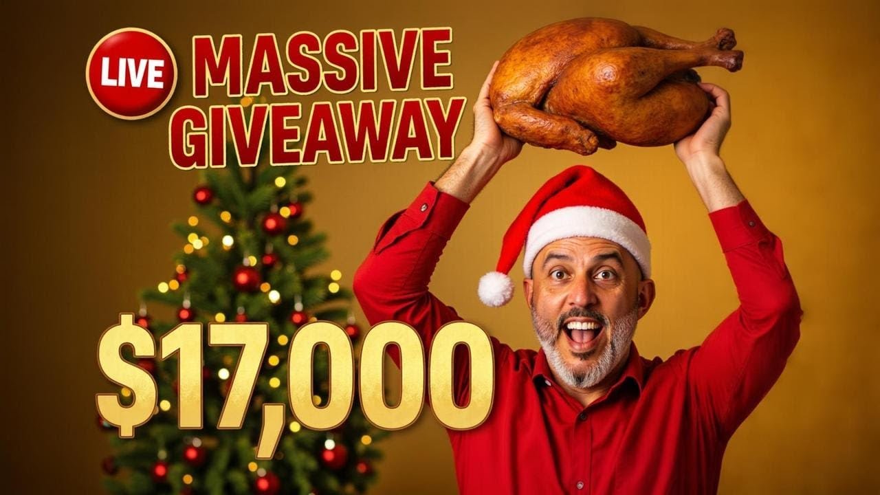 LIVE STREAM GIVEAWAYS 🎁 HOLIDAY EDITION