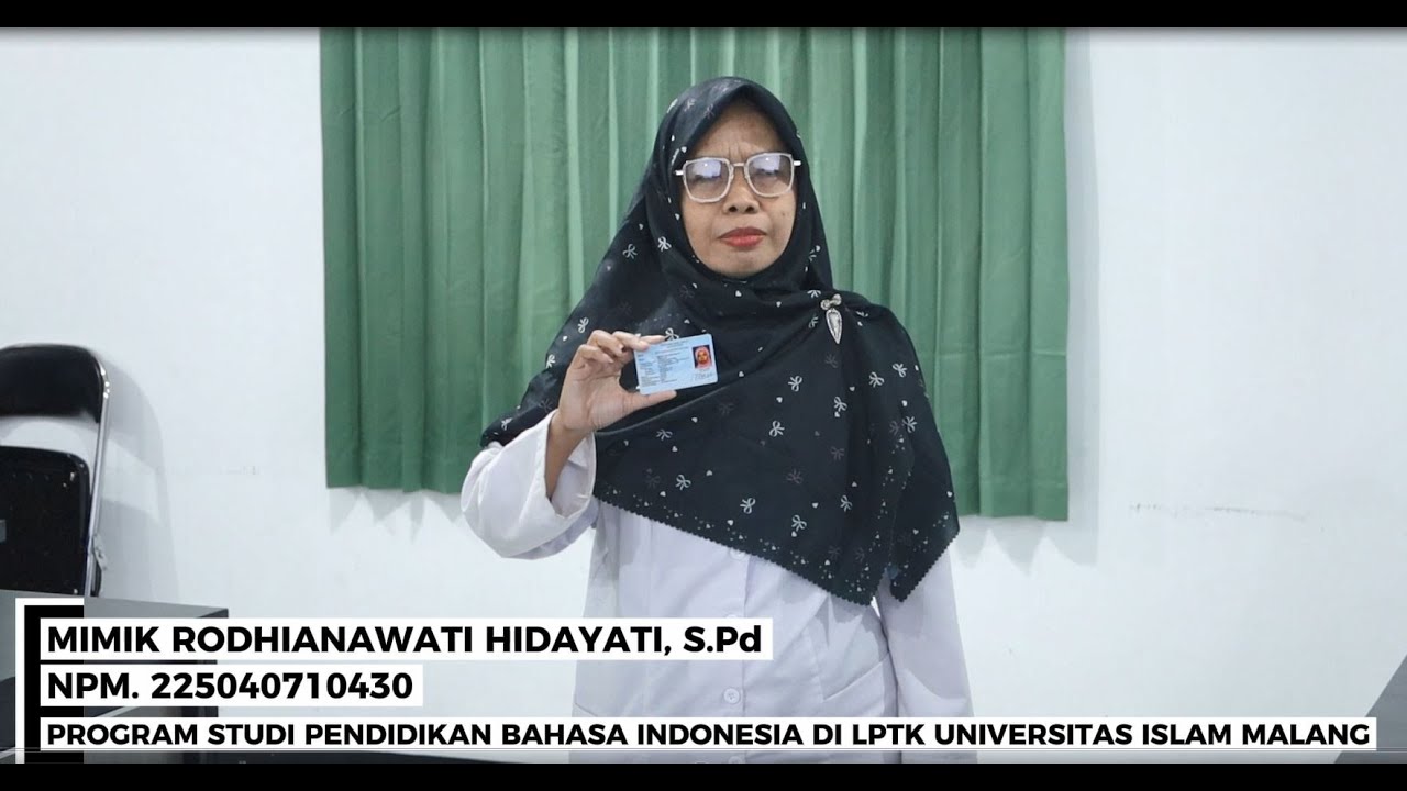 PPG 2025 | MIMIK RODHIANAWATI HIDAYATI, S.Pd | PROGRAM STUDI PENDIDIKAN BAHASA INDONESIA