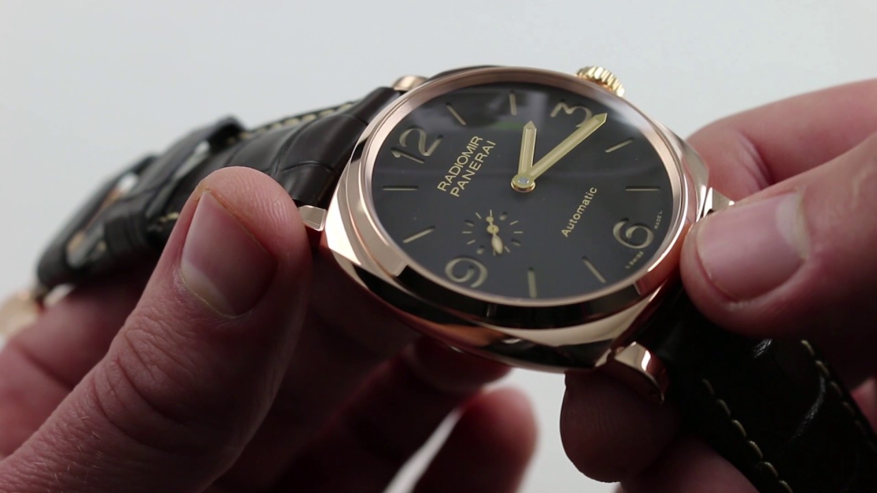 Обзор часов Panerai Radiomir 1940 3 Days Oro Rosso PAM 573 Luxury Watches (бывшие в употреблении)