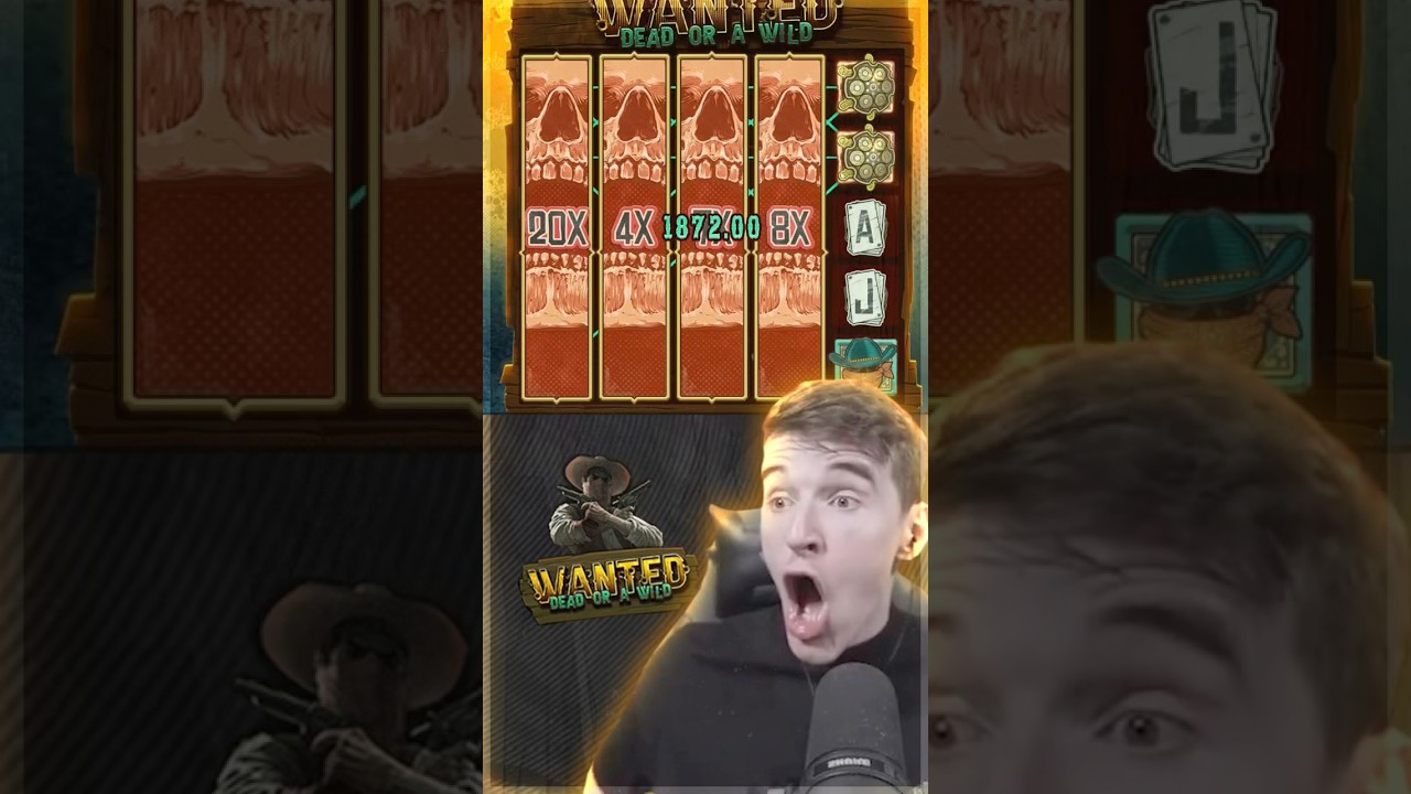 WANTED DEAD OR A WILD 4 VS + BEST SYMBOL = MAX WIN? 🔥🤑 ! CRAZYDOMME HIGHLIGHT #slots #casino #bigwin