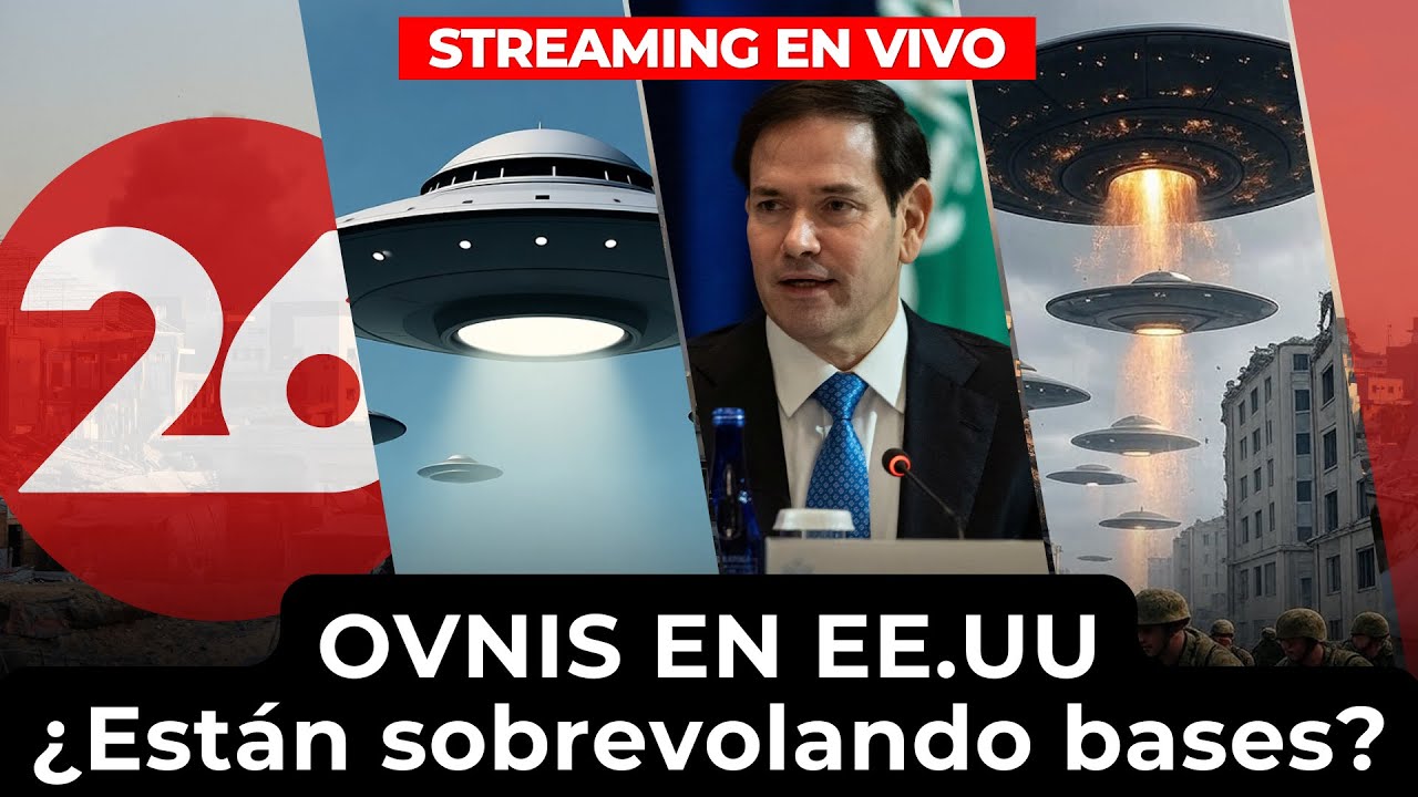 🚨 OVNIS en EE.UU: &iquest;Est&aacute;n sobrevolando bases militares? | STREAMING CANAL 26 EN VIVO