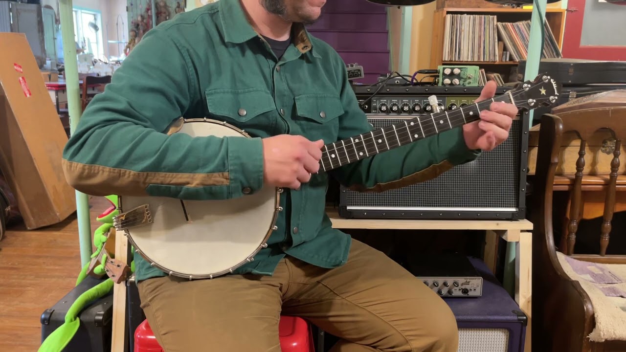 1980s Wildwood Minstrel 5-string openback banjo