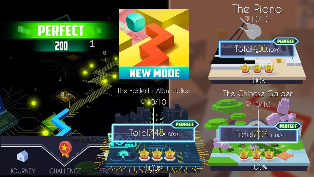 Dancing Line All Challenge Levels 100% Perfect, Dream Of Sky(Color) & More news