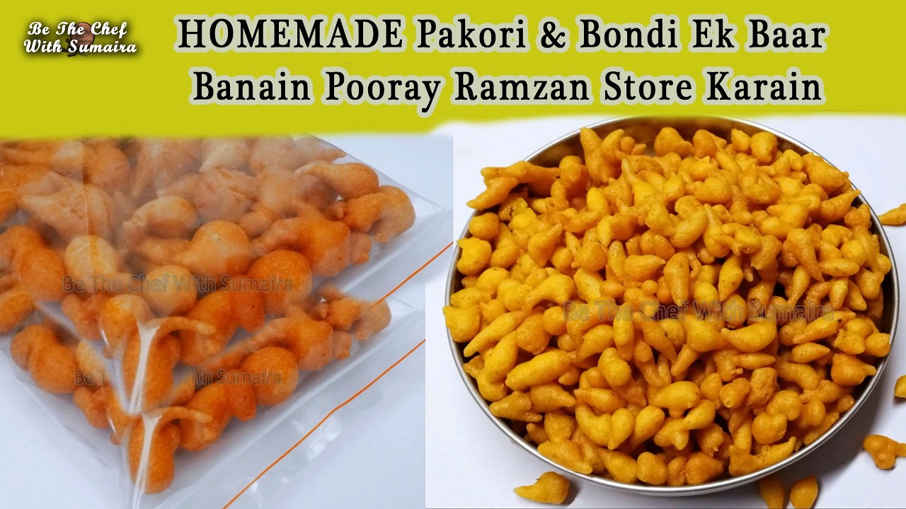 Make And Freeze Dahi Phulki Recipe | Homemade Pakoriyan Recipe | Perfect for Ramadan