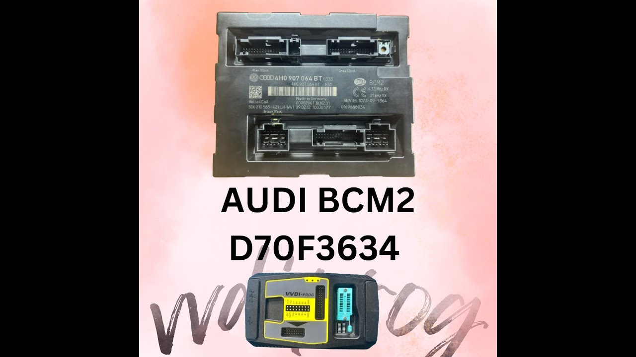 AUDI BCM 2  D70F3634 Data Reading With VVDI Prog #audi #bcm #automobile