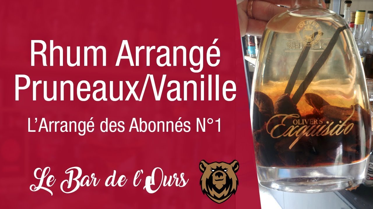 Rhum Arrangé Pruneaux/vanille - L'Arrangé des abonnés N°1