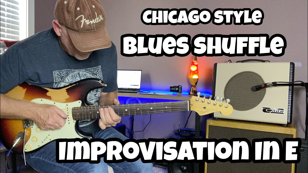 Blues Shuffle Guitar Improvisation In E
