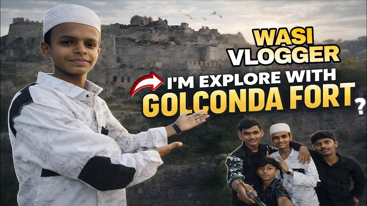 Exploring Golconda Fort with Friends | What Happened Inside? 😱 Hyderabad Vlog | #vlog #vlogger 