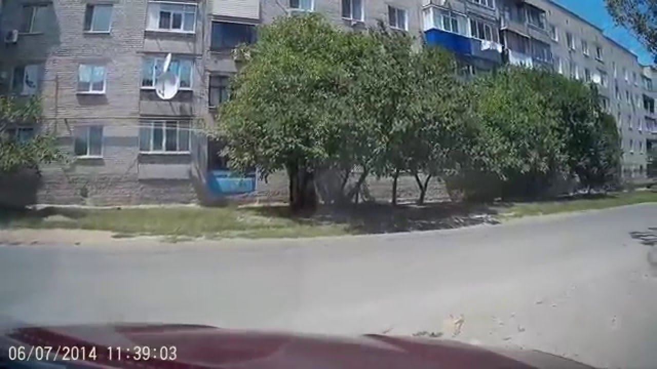 г. Пологи. Вид из авто.