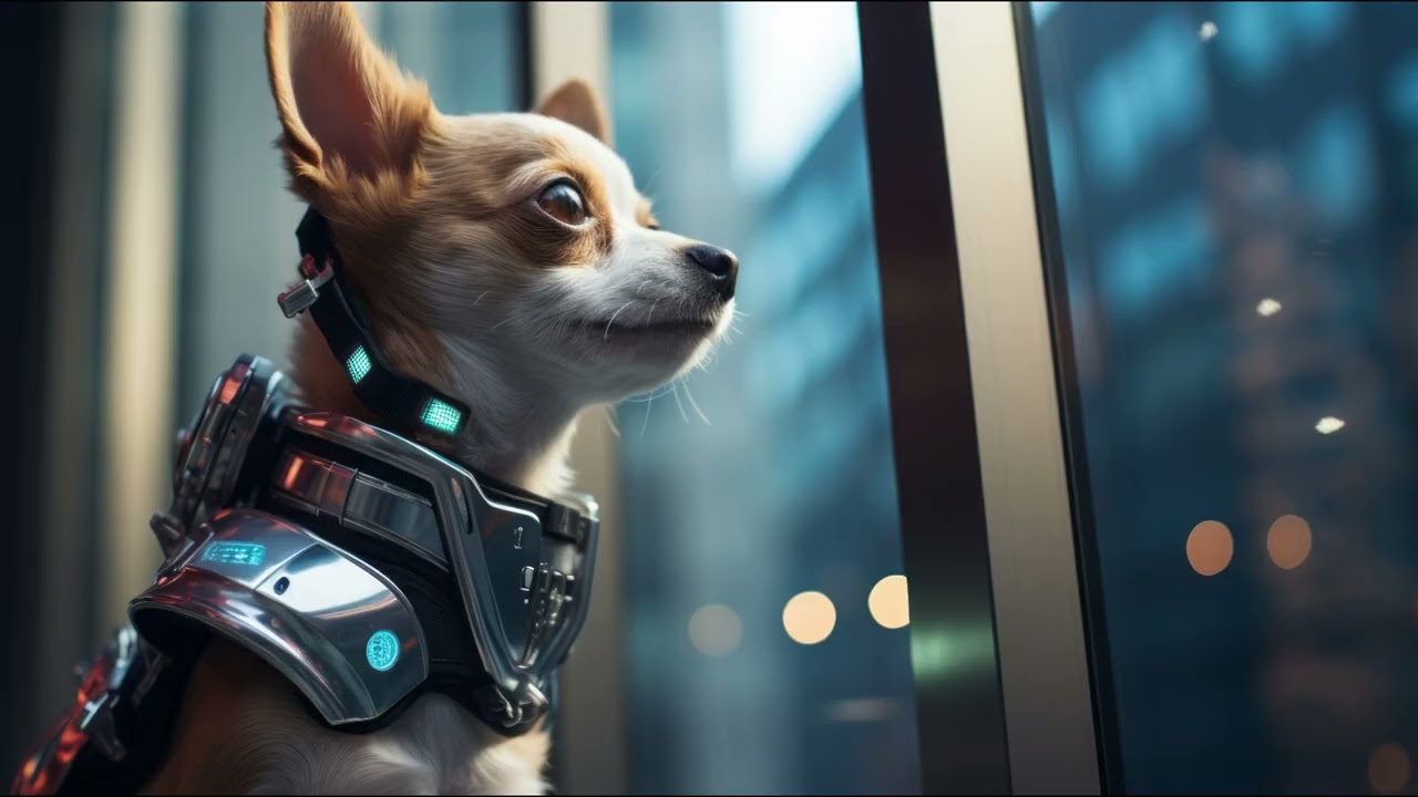 Futuristic Doggy Beats 🤖 Cyberpunk Lofi for Gaming & Focus | Bongo’s Music Diaries