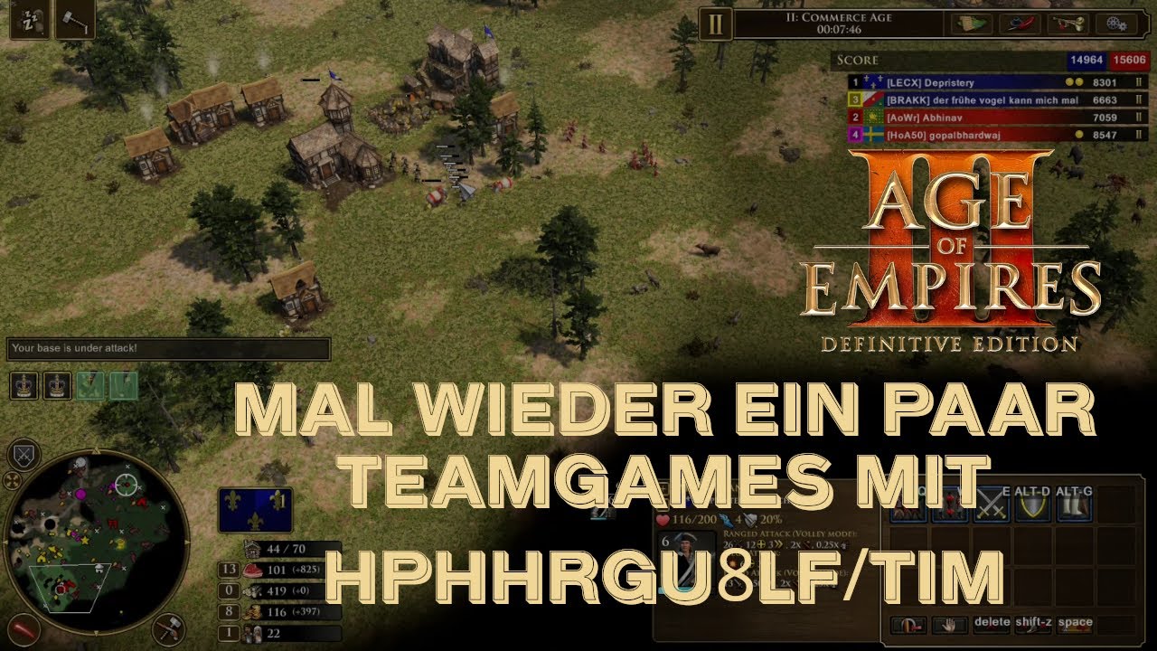 Mal wieder ein paar Teamgames mit Hphhrgu8lf/Tim | Age of Empires 3: Definitive Edition