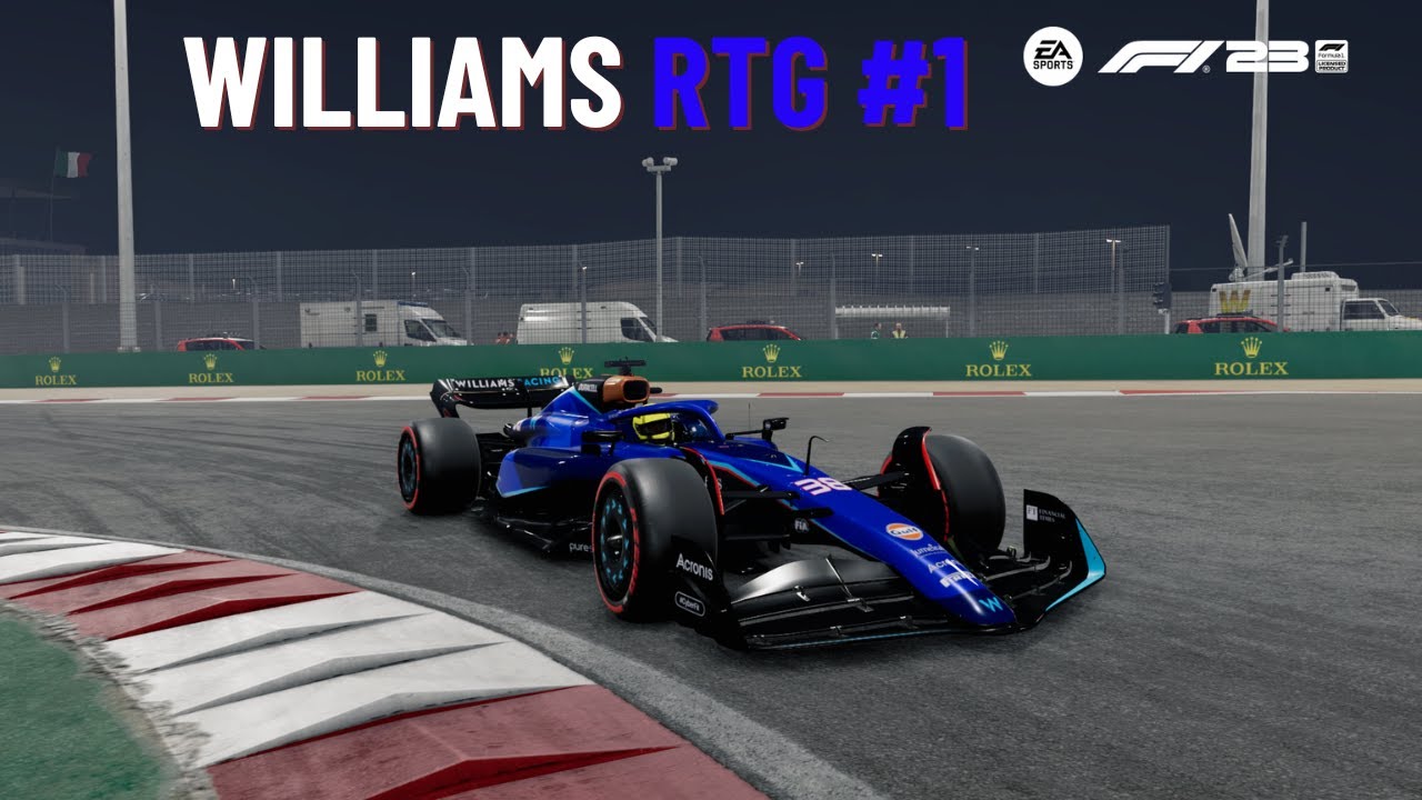 F1 23 Williams Road To Glory - Part 1 (110% AI)