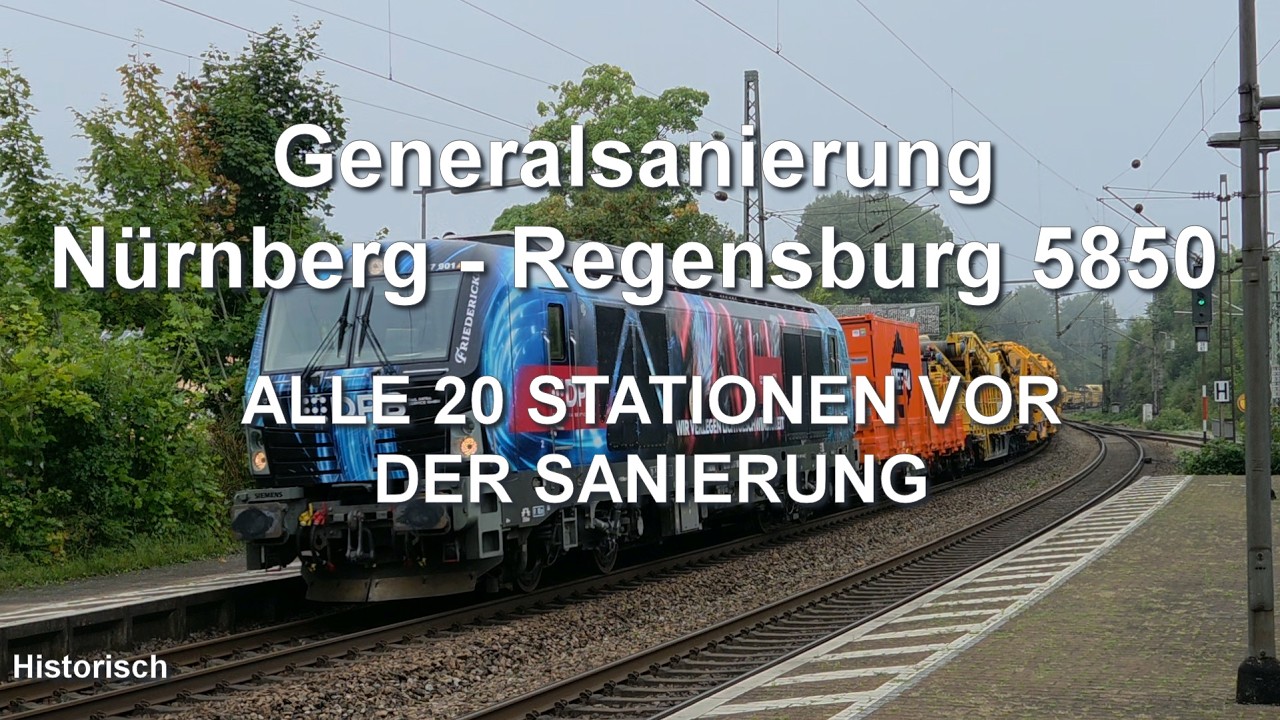 Generalsanierung Nürnberg Regensburg 2026