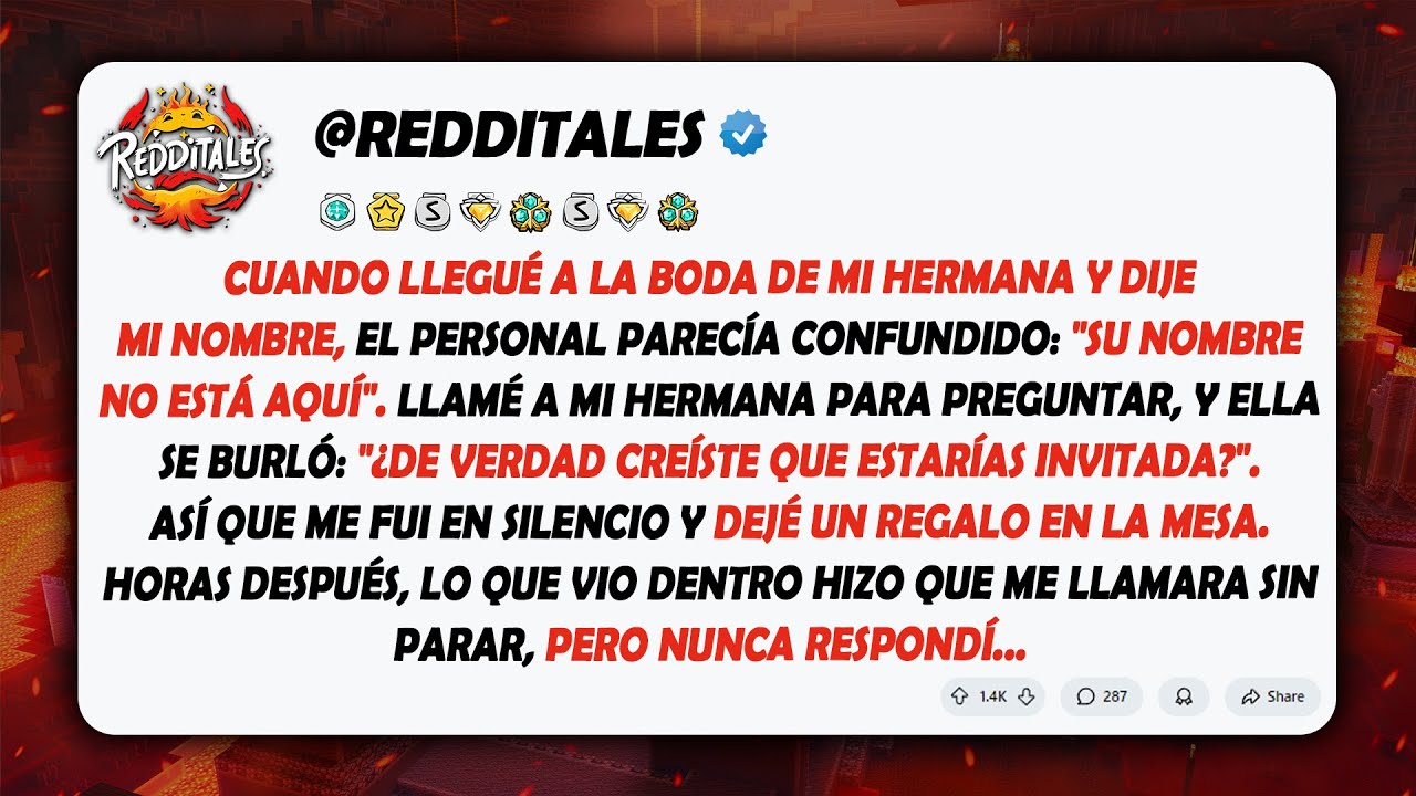 Mis padres me prohibieron ir a la boda de mi hermana hasta que abrió mi 