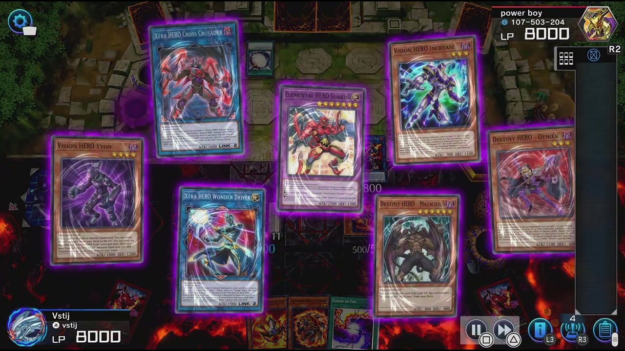 Salamangreat vs HERO (Yu-Gi-Oh Master Duel)