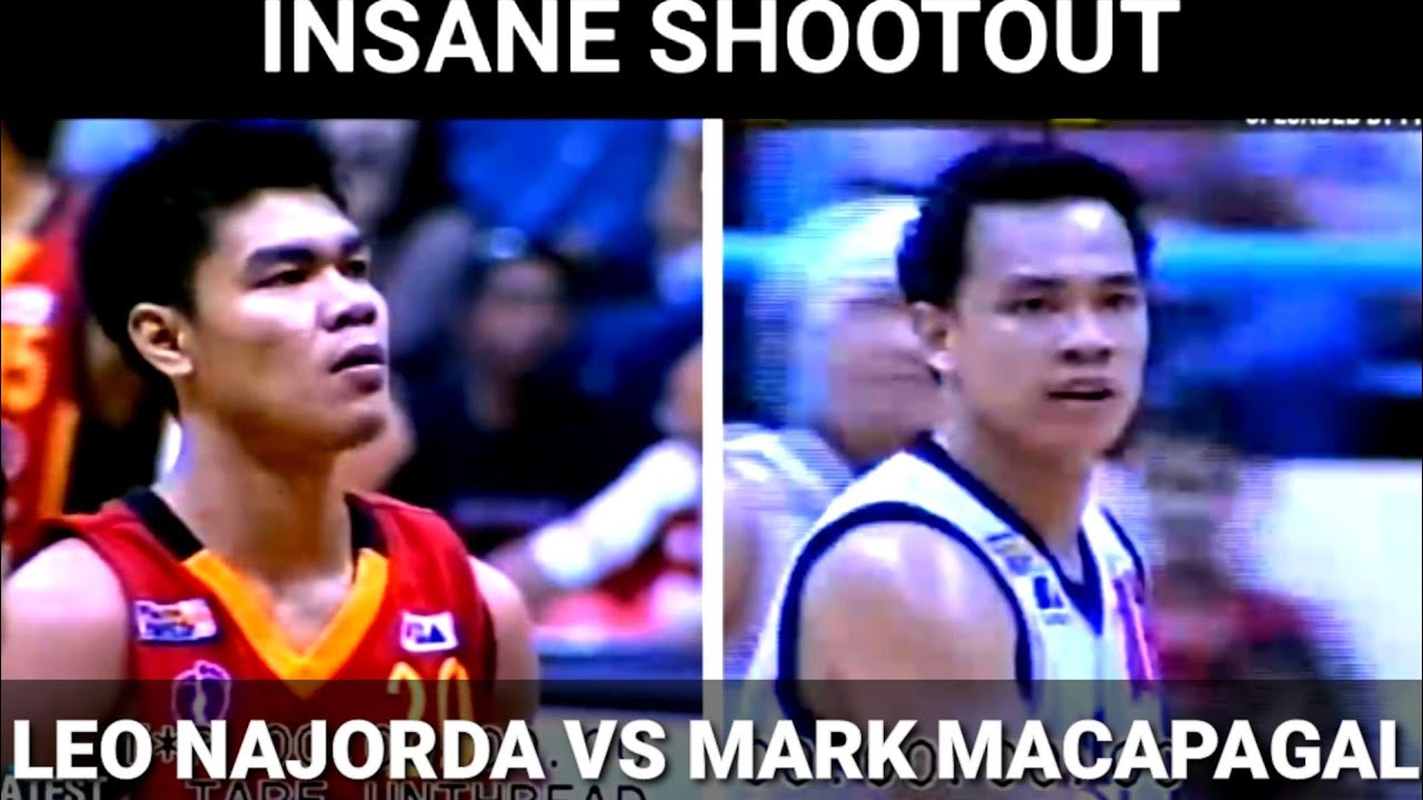 Mark Macapagal vs Leo Najorda nag init ang shooting grabe