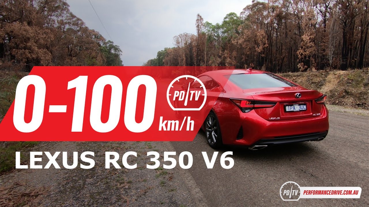 2020 Lexus RC 350 0-100km/h & engine sound