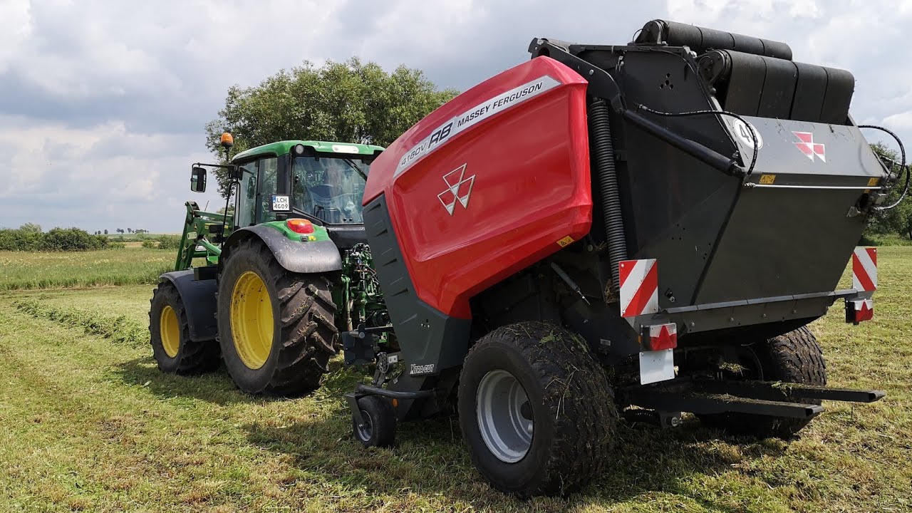 Sianokiszonka 2020 ☆ Testy Massey Ferguson RB 4160V ☆ John Deere 6430 ☆ AGRIMAR || Gr. Myszka ||