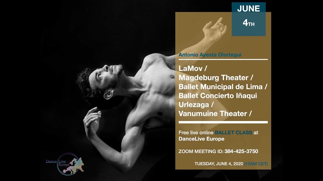 Ballet Class with Antonio Ayesta Olortegui