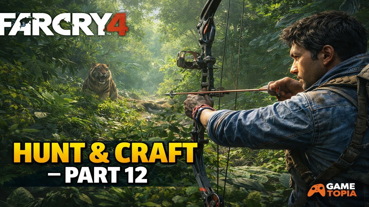 Far Cry 4 &ndash; Hunting Animals & Crafting Upgrades | Part 12 | Game Topia