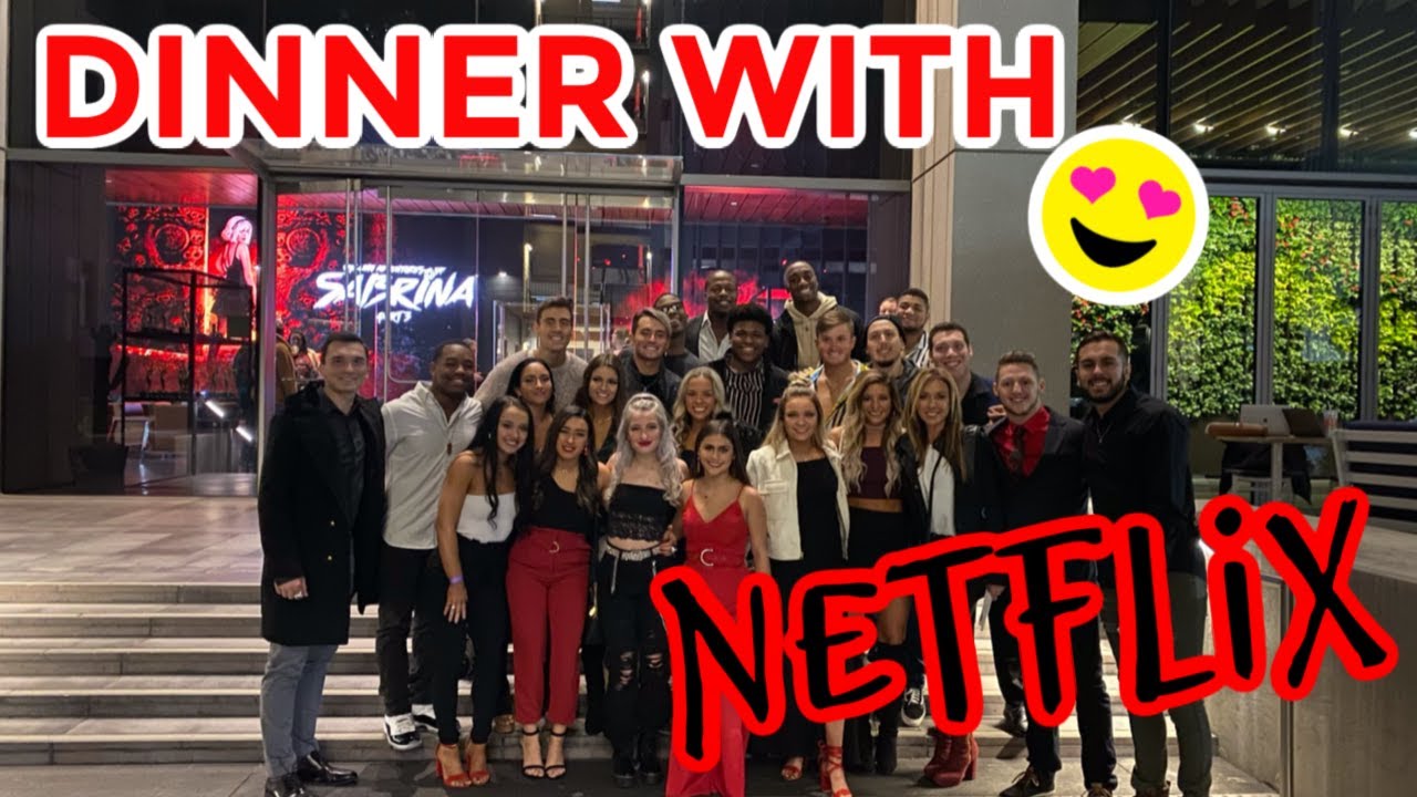 Navarro Cheer had dinner at the NETFLIX BUILDING???
