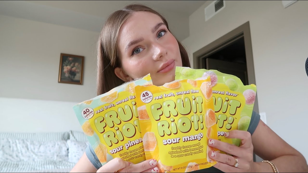 ASMR | eating fruit riot! *mouth sounds*