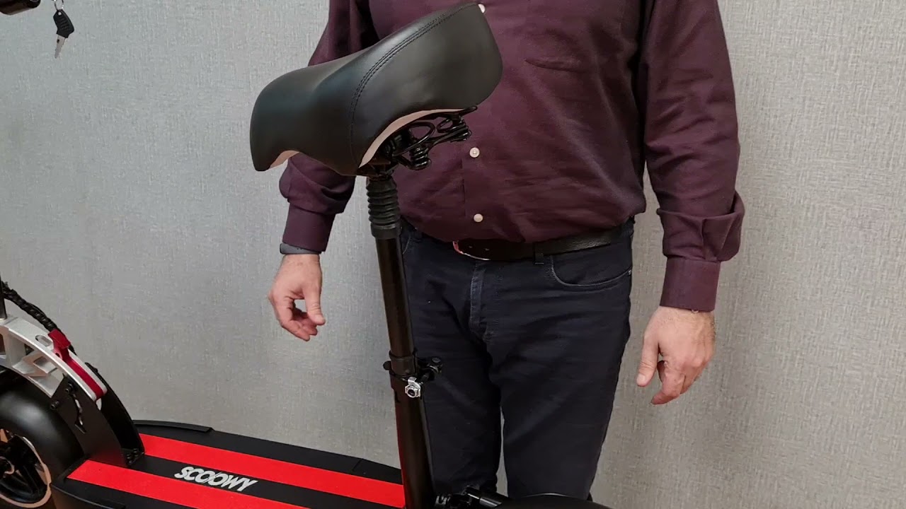 Scoowy Elektrikli Scooter Koltuk Montajı