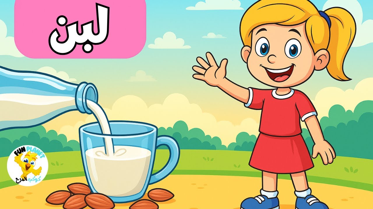 تعليم الأطفال النطق باللهجة المصرية👶- الطعام وأدوات المائدة - الكلمات الأولي للطفل - كوكب المرح    .