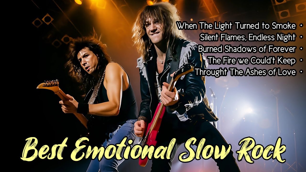 BEST EMOTIONAL SLOW ROCK BALLAD 80s 90s – The Most Beautiful Rock Love Songs Collection 🎸