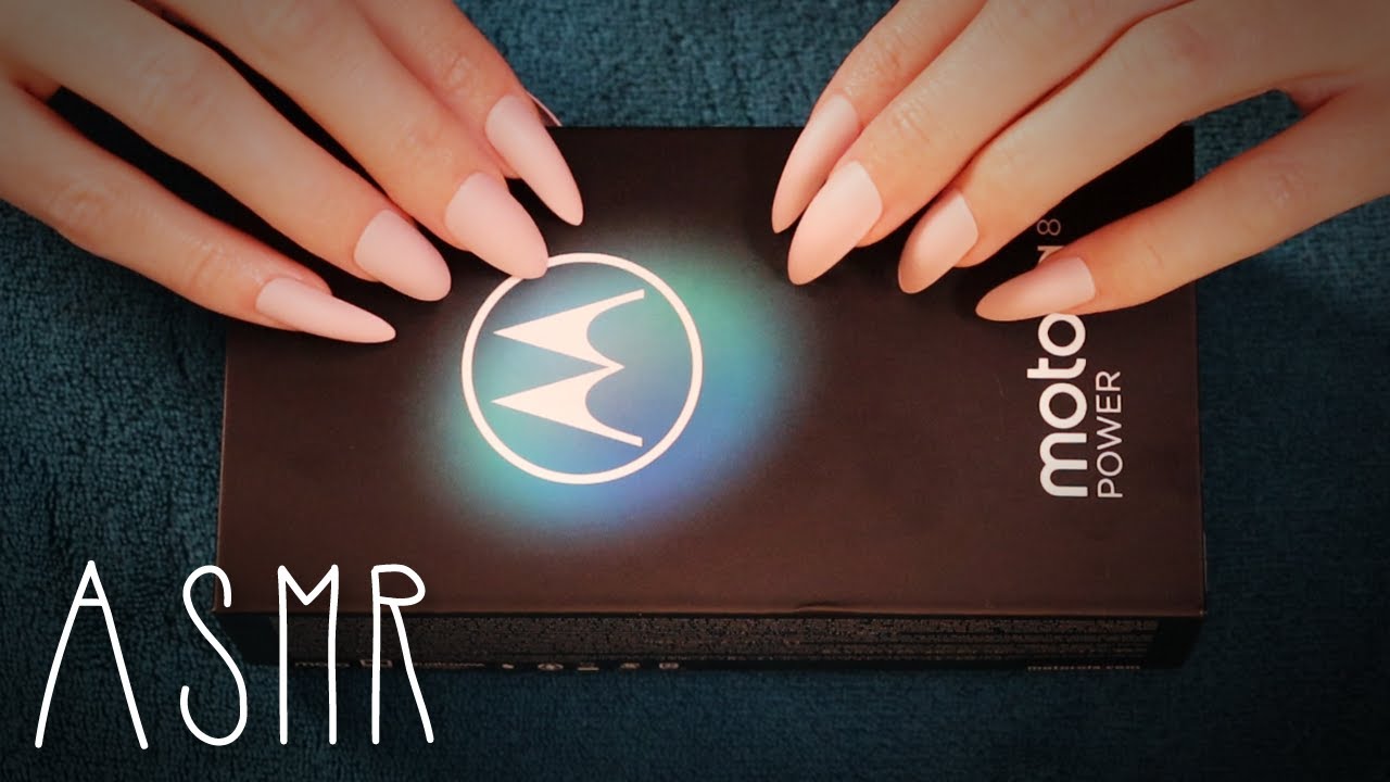 ASMR New phone! MotoG 8 Power unboxing (🎧 soft spoken, tapping, show & tell)