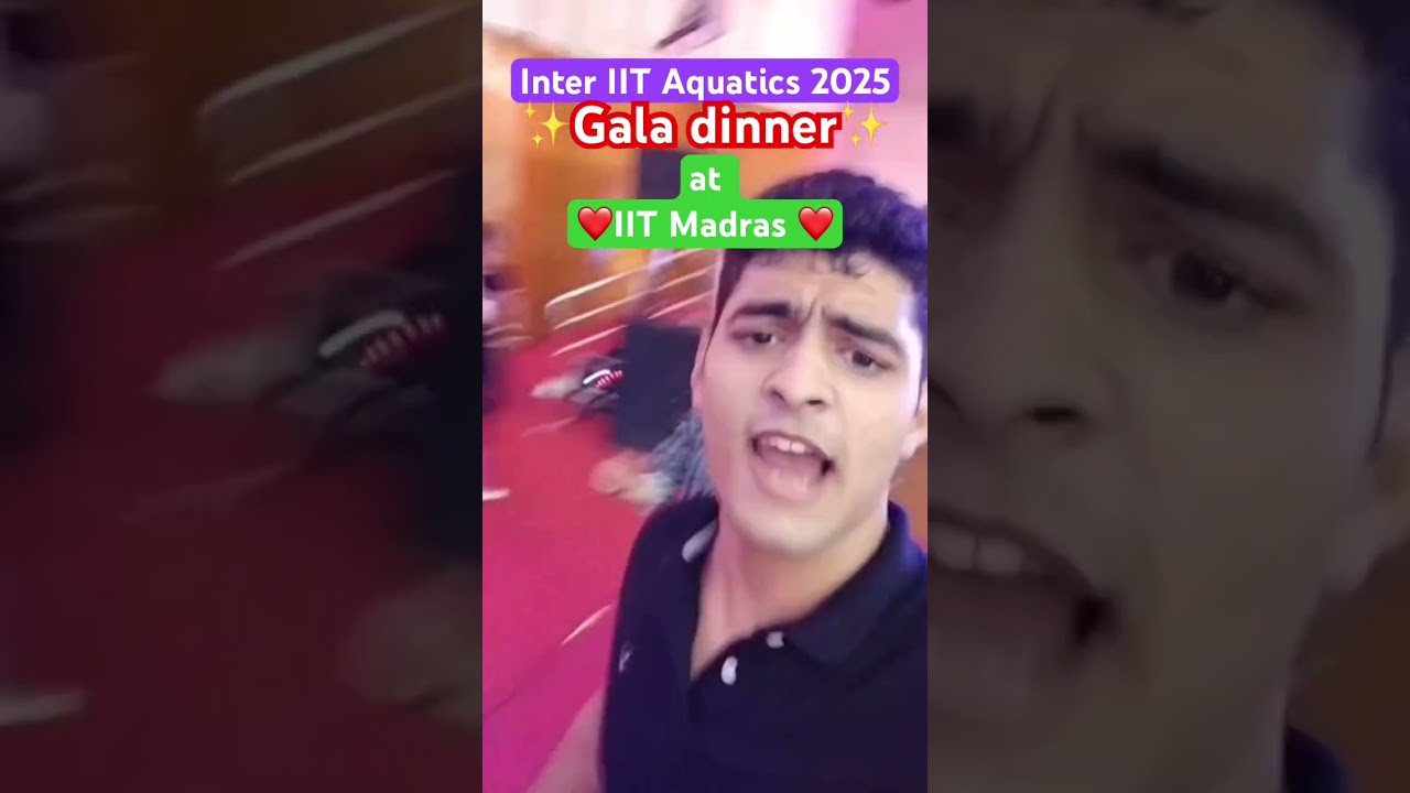 ✨Crazy nights make the best memories (Inter IIT Aquatics 2025)✨❤️✌🏻