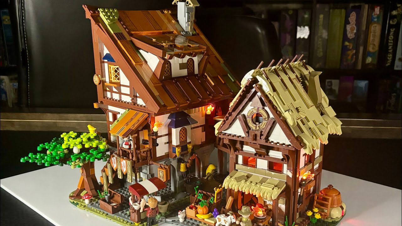 Обзор средневекового набора Lumibricks и честное сравнение с LEGO.