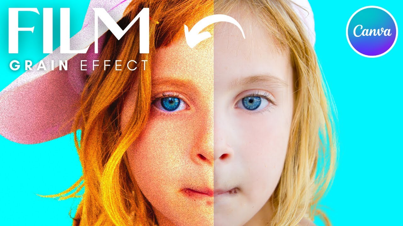 How to Make Vintage Photos in Canva: Film Grain Effect Tutorial