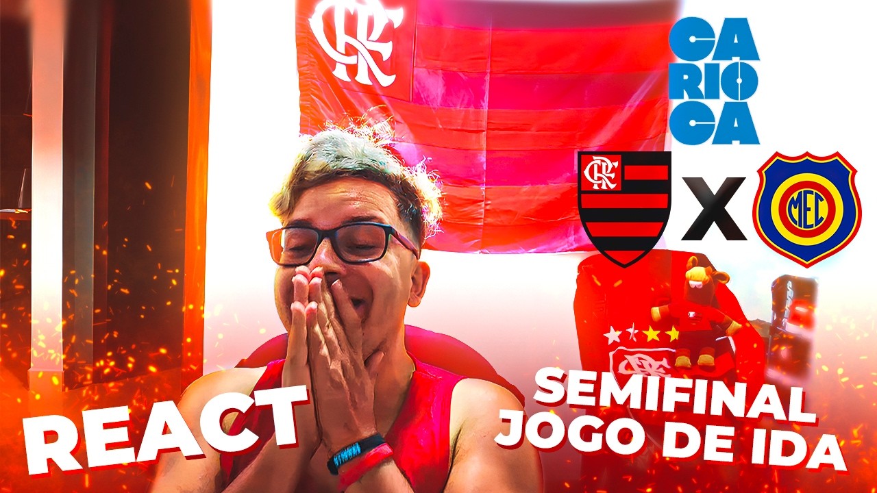 A UM PASSO DA FINAL! REACT FLAMENGO x MADUREIRA 🔴⚫ CAMPEONATO CARIOCA - SEMIFINAL JOGO DE IDA