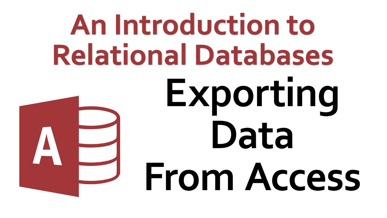 How to Easily Export Data from MS Access